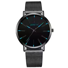 Minimalist Mens Fashion Ultra Thin Watches Simple Men Business Stainless Steel Mesh Belt Quartz Wrist Watch Relogio Masculino