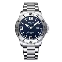 NIBOSI Mens Watches Top Brand Luxury Waterproof Luminous Quartz Watch for Men Stainless Steel Business Watches Relogio Masculino