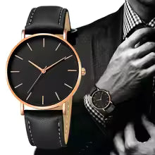 Simple Ultra Thin Men's Watch Top Brand Fashion Analog Quartz Wristwatch Casual Business Man Watch Clock Gift Reloj Hombre